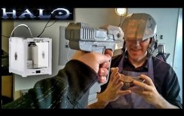3D Printed Halo Master Chief Helmet & Magnum Pistol Progress [Update # 1]
