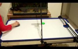 Air Hockey Robot Project (a 3D printer hack)