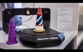 World Maker Faire 2013: MakerBot Digitizer 3D Scanner