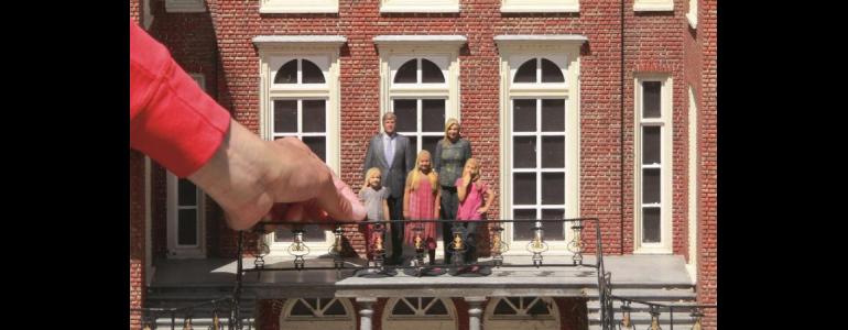 Koninklijke 3D familie Madurodam